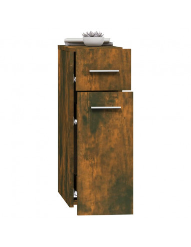 Mobile Farmacia Rovere Fumo 20x45,5x60 cm in Legno Multistrato