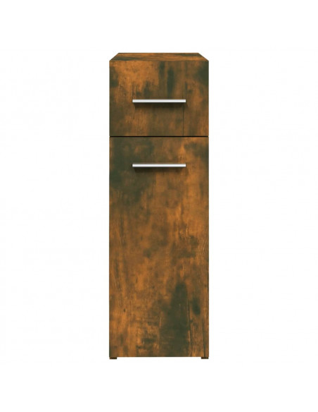 Mobile Farmacia Rovere Fumo 20x45,5x60 cm in Legno Multistrato
