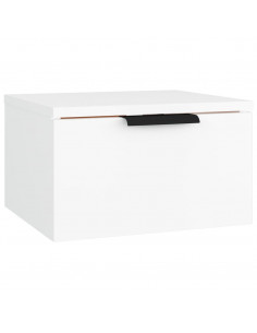 Comodino a Muro Bianco 34x30x20 cm 2