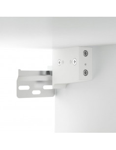 Comodini a Muro 2 pz Bianchi 34x30x20 cm 2