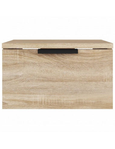 Comodino a Muro Rovere Sonoma 34x30x20 cm