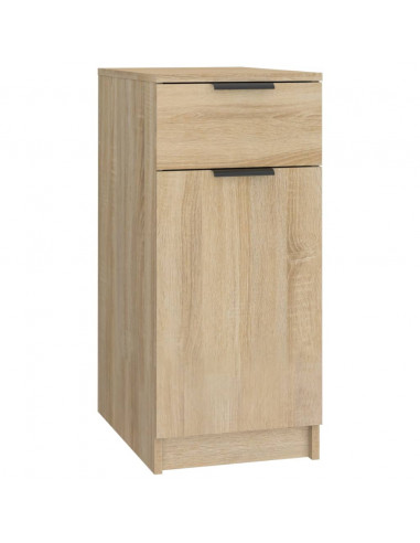 Armadietto da Scrivania Rovere Sonoma 33,5x50x75 cm Legno