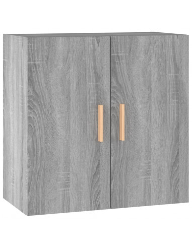 Mobile Pensile Grigio Sonoma 60x30x60 cm Legno Multistrato