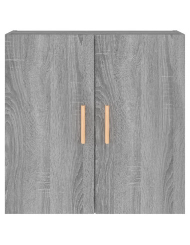 Mobile Pensile Grigio Sonoma 60x30x60 cm Legno Multistrato