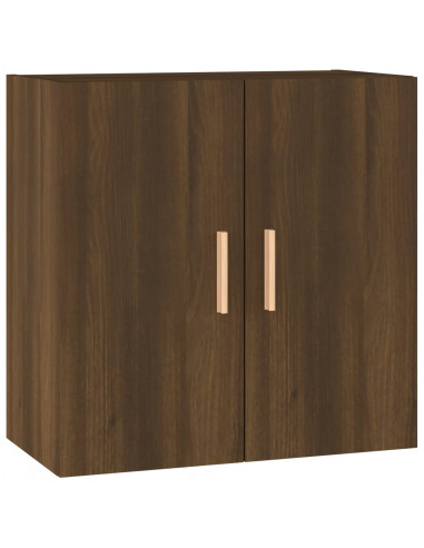 Mobile Pensile Rovere Marrone 60x30x60 cm Legno Multistrato