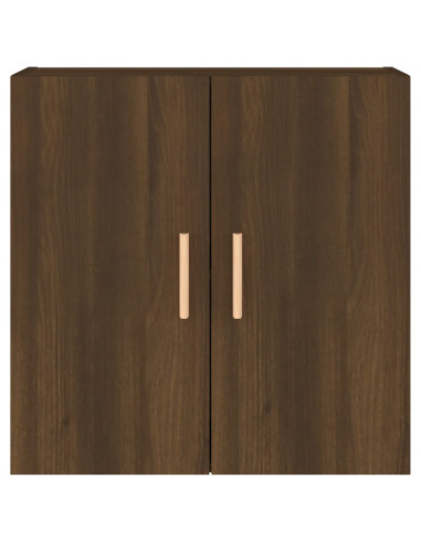 Mobile Pensile Rovere Marrone 60x30x60 cm Legno Multistrato