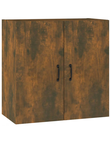 Mobile Pensile Rovere Fumo 60x31x60 cm Legno Multistrato