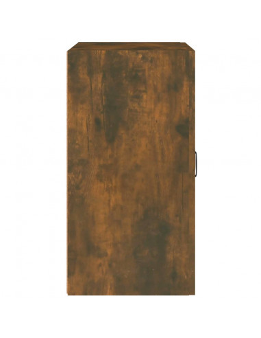 Mobile Pensile Rovere Fumo 60x31x60 cm Legno Multistrato