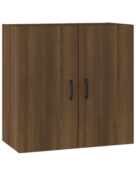 Mobile Pensile Rovere Marrone 60x31x60 cmi in Legno Multistrato