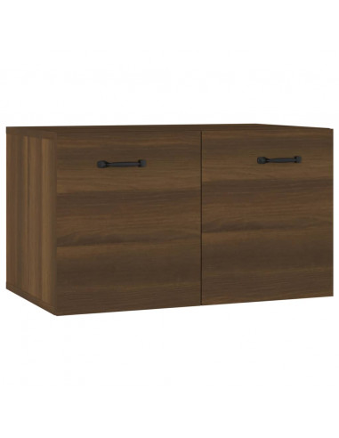 Armadietto a Muro Rovere Marrone 60x36,5x35 Legno Multistrato