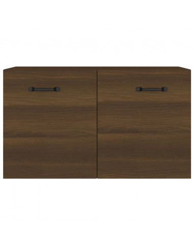 Armadietto a Muro Rovere Marrone 60x36,5x35 Legno Multistrato