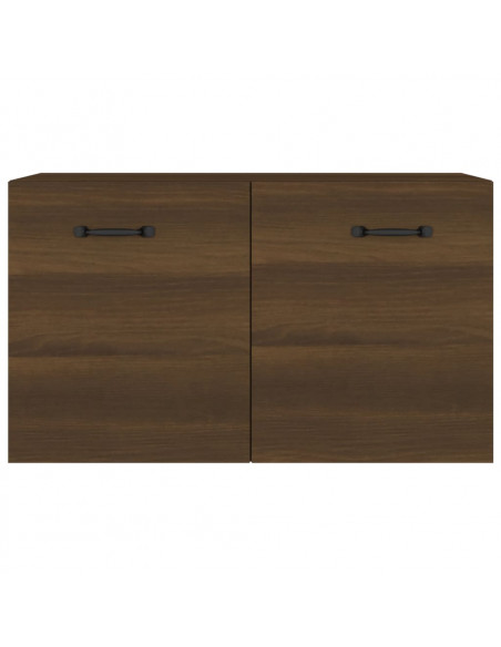 Armadietto a Muro Rovere Marrone 60x36,5x35 Legno Multistrato