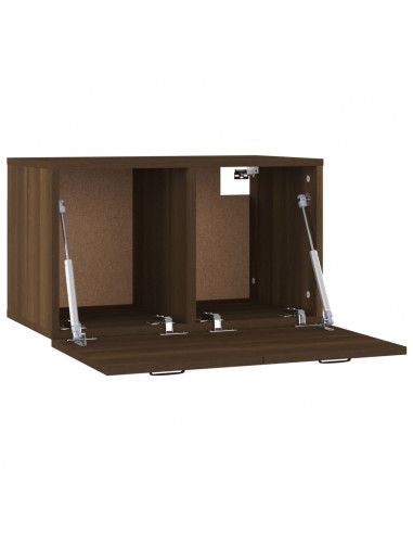 Armadietto a Muro Rovere Marrone 60x36,5x35 Legno Multistrato