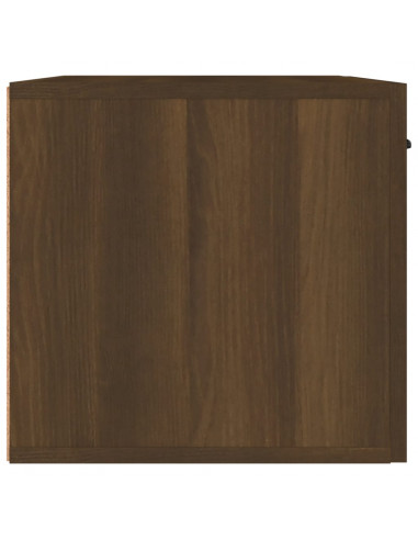 Armadietto a Muro Rovere Marrone 60x36,5x35 Legno Multistrato