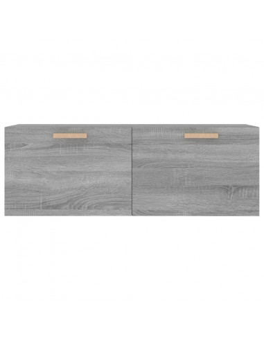 Mobile Pensile Grigio Sonoma 100x36,5x35 cm Legno Multistrato