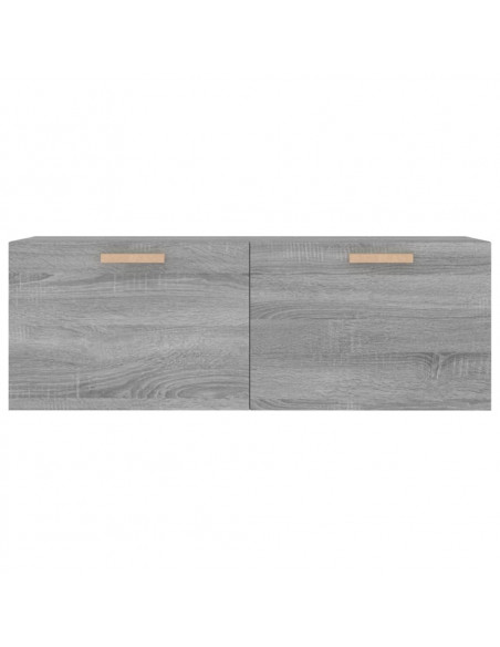 Mobile Pensile Grigio Sonoma 100x36,5x35 cm Legno Multistrato