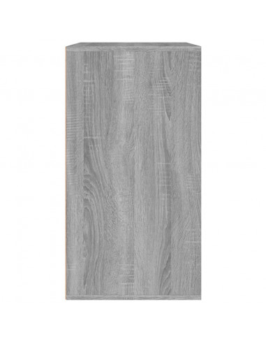 Armadietto Cosmetici Grigio Sonoma 80x40x75cm Legno Multistrato