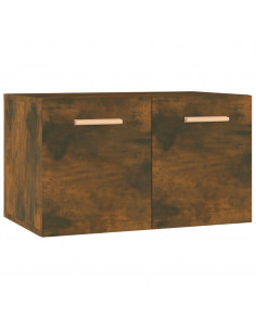Mobile a Parete Rovere Fumo 60x36,5x35 cm in Legno Multistrato 2