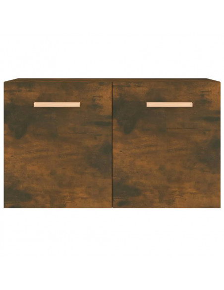 Mobile a Parete Rovere Fumo 60x36,5x35 cm in Legno Multistrato