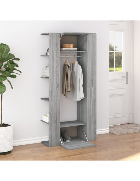 Scaffale Ingresso Rovere Sonoma 97,5x37x99 cm Legno Multistrato