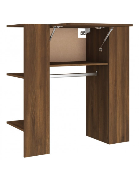 Scaffale Ingresso Rovere Marrone 97,5x37x99cm Legno Multistrato