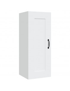 Armadietto a Muro Bianco 35x34x90 cm in Legno Multistrato 2