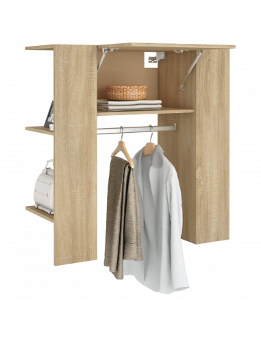 Scaffale Ingresso Rovere Sonoma 97,5x37x99 cm Legno Multistrato