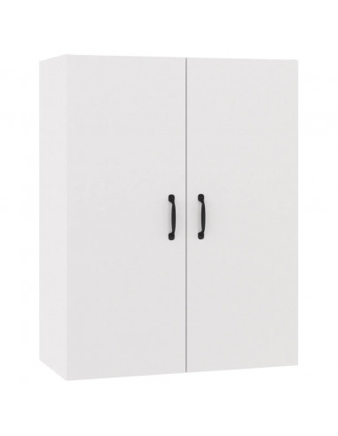 Mobile Pensile Bianco 69,5x34x90 cm in Legno Multistrato