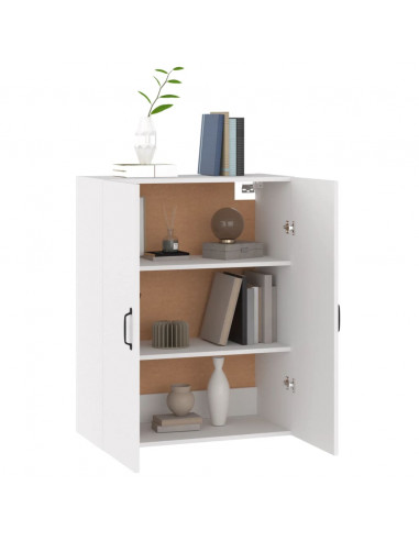 Mobile Pensile Bianco 69,5x34x90 cm in Legno Multistrato