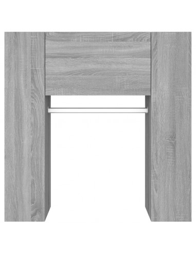 Mobili da Corridoio 2 pz Grigio Sonoma in Legno Multistrato