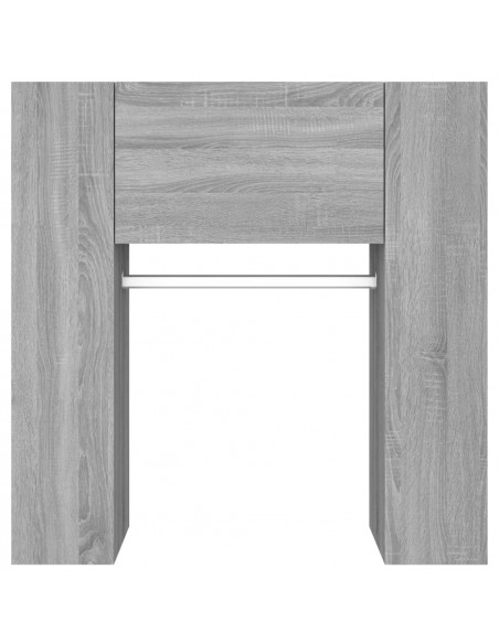 Mobili da Corridoio 2 pz Grigio Sonoma in Legno Multistrato