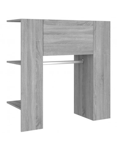 Mobili da Corridoio 2 pz Grigio Sonoma in Legno Multistrato