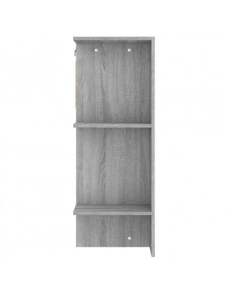Mobili da Corridoio 2 pz Grigio Sonoma in Legno Multistrato