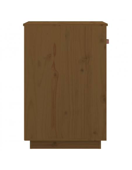 Armadietto da Scrivania Miele 40x50x75cm in Legno Massello Pino