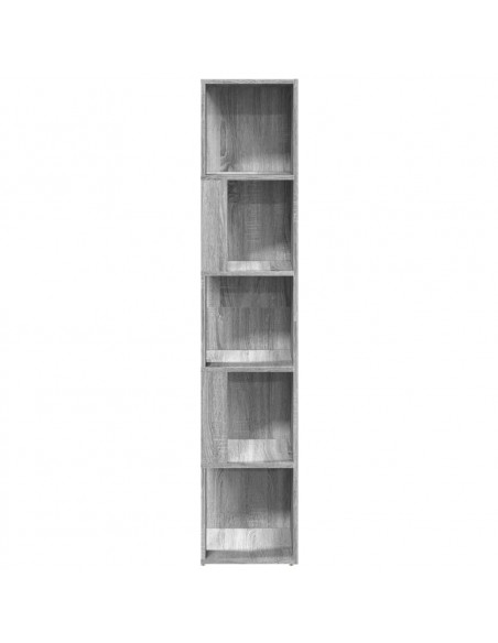 Scaffale Angolare Grigio Sonoma 33x33x164,5cm Legno Multistrato