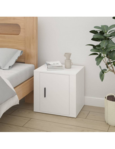 Comodini 2 pz Bianca 50x39x47 cm