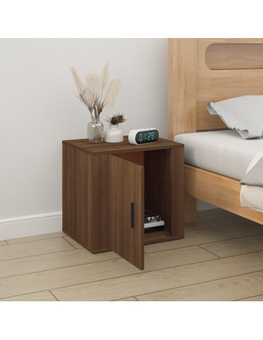 Comodino Rovere Marrone 50x39x47 cm