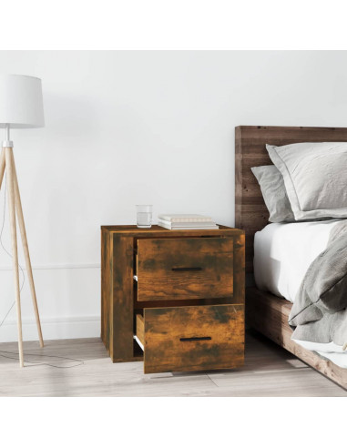 Comodino Rovere Fumo 50x39x47 cm