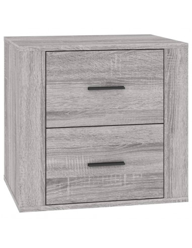 Comodino Grigio Sonoma 50x39x47 cm