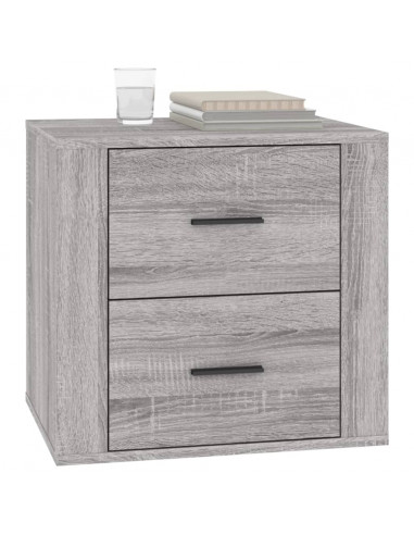 Comodino Grigio Sonoma 50x39x47 cm