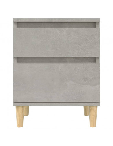 Comodino Grigio Cemento 40x35x50 cm