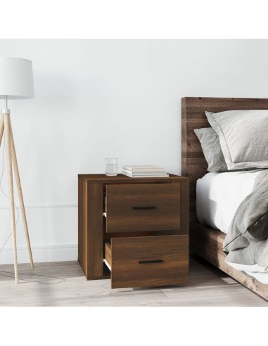 Comodino Rovere Marrone 50x39x47 cm