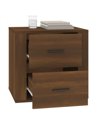 Comodino Rovere Marrone 50x39x47 cm