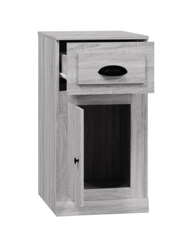 Mobiletto Cassetto Grigio Sonoma 40x50x75 cm Legno Multistrato