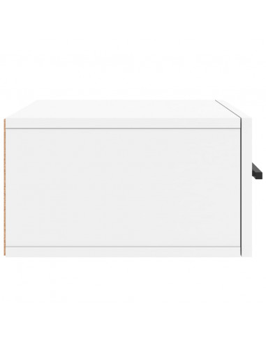 Comodini a Muro 2 pz Bianchi 35x35x20 cm