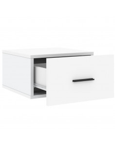 Comodini a Muro 2 pz Bianchi 35x35x20 cm 2