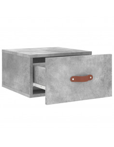 Comodini a Muro 2 pz Grigio Cemento 35x35x20 cm 2