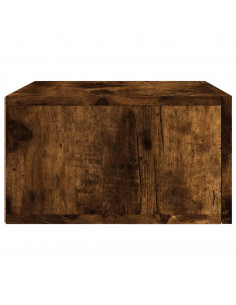 Comodino a Muro Rovere Fumo 35x35x20 cm 2