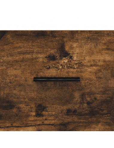 Comodino a Muro Rovere Fumo 35x35x20 cm