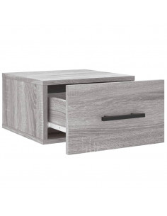 Comodini a Muro 2 pz Grigio Sonoma 35x35x20 cm 2